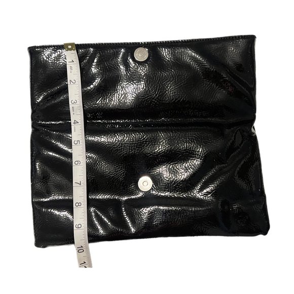 Shiny Black Clutch Purse, Nine West - Picture 3 of 8